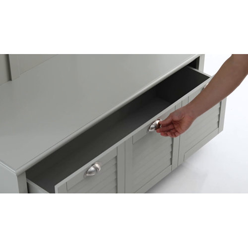 Three Posts Corte Hall Tree with Bench & Reviews Wayfair Canada